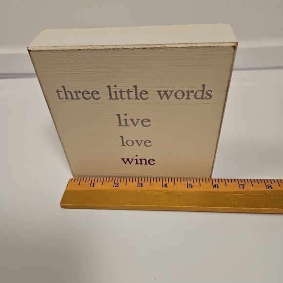 SIXTREES Wood Distress Sign - Picture 3 of 5